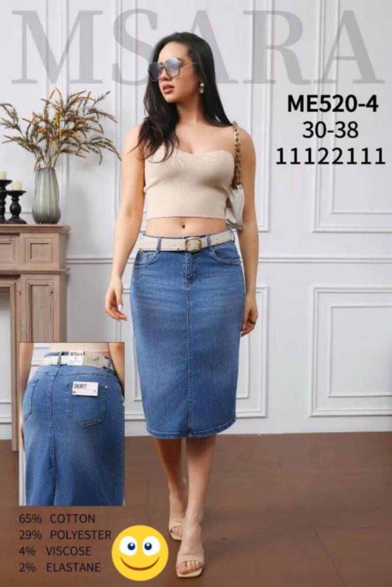 Spódnice jeansy meskie Roz 30-38, 1 Kolor .Paczka 12 szt