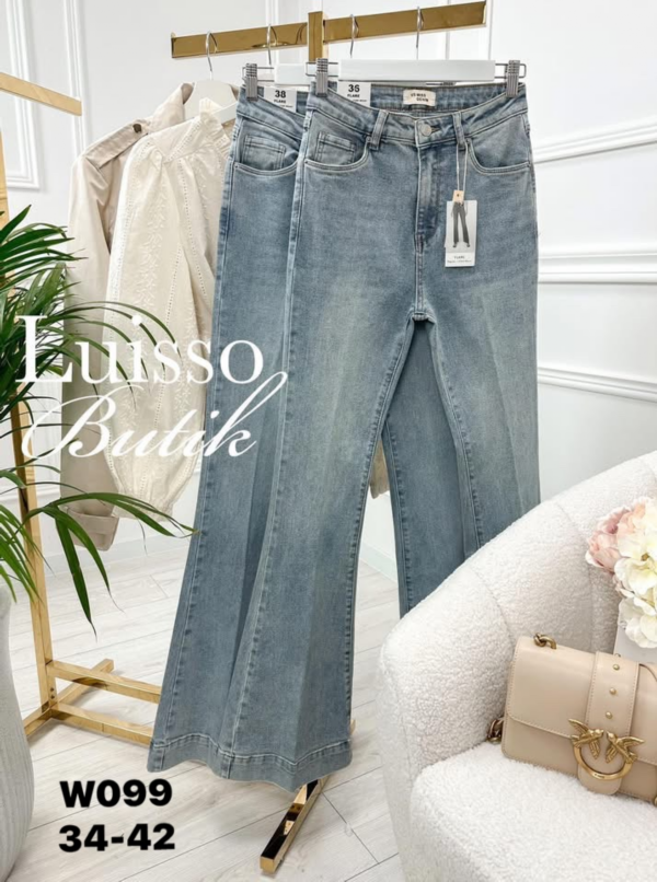 Spodnie damskie jeansy Roz 34-42, 1 Kolor Paczka 10 szt