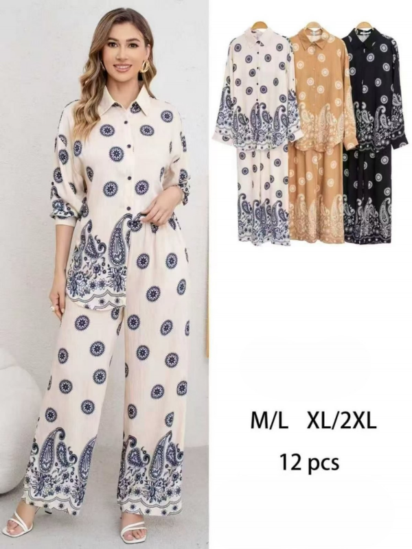 Komplet damskie Roz M/L-XL-2XL, Mix Kolor Paczka 12 szt 1