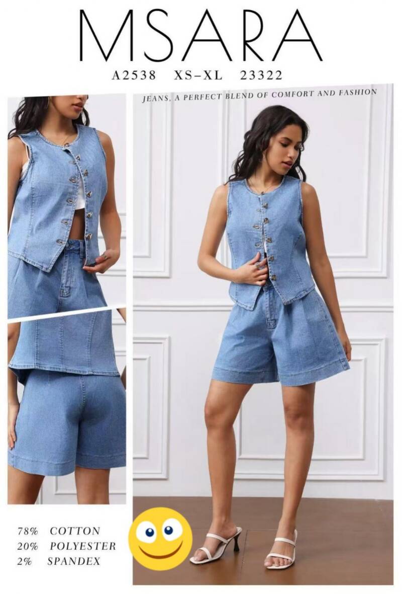 Komplet damskie jeansy Roz XS-XL, 1 Kolor .Paczka 12 szt