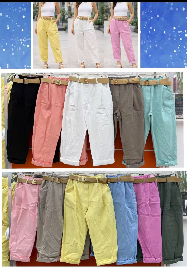 Spodnie damskie (Włoskie produkt) Roz Standard, Mix Kolor Paczka 5 szt 1