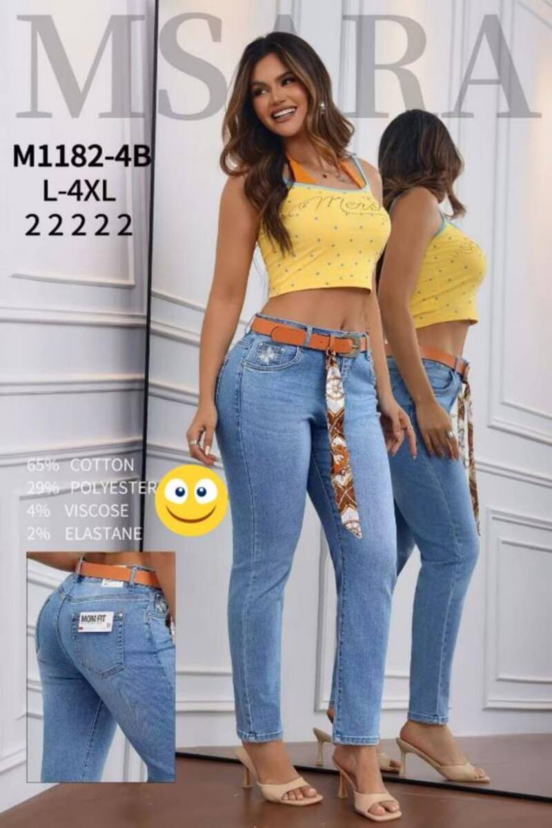 Spodnie jeansy meskie Roz L-4XL, 1 Kolor .Paczka 10 szt