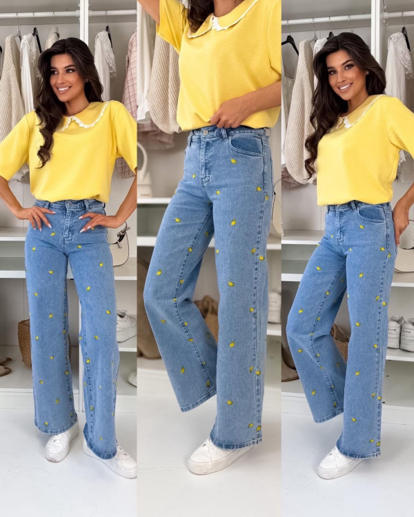 Spodnie damskie jeansy Roz XS-XL, 1 Kolor Paczka 10 szt 1