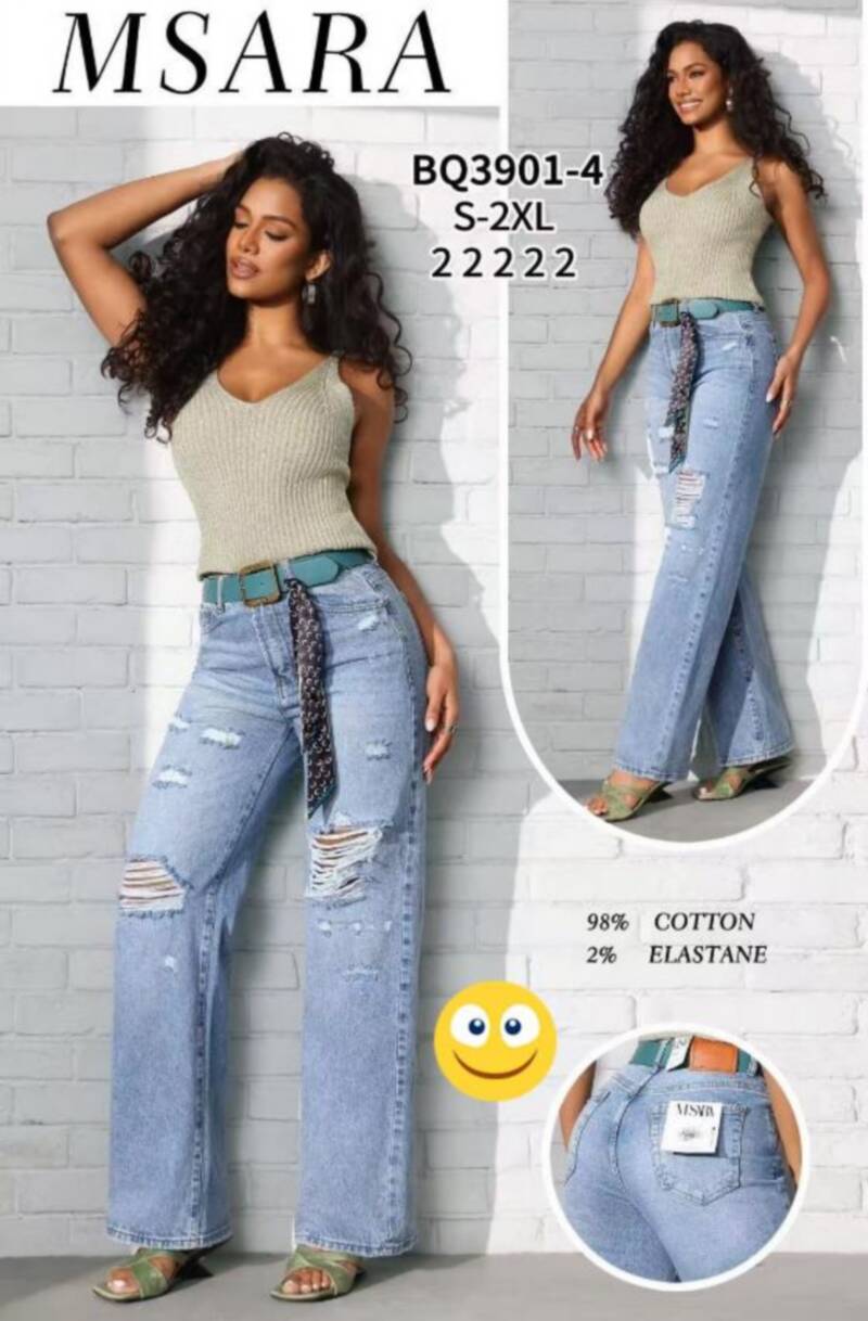 Spodnie jeansy meskie Roz S-2XL, 1 Kolor .Paczka 10 szt