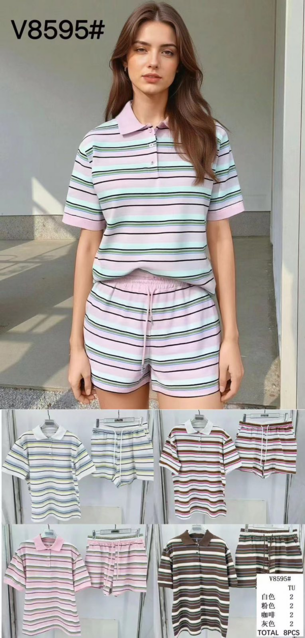 Komplet damskie Roz Standard, Mix Kolor Paczka 8 szt