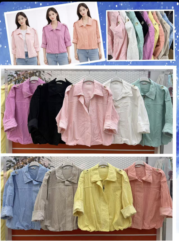 Bluzy damskie (Włoskie produkt) Roz Standard, Mix Kolor Paczka 5 szt