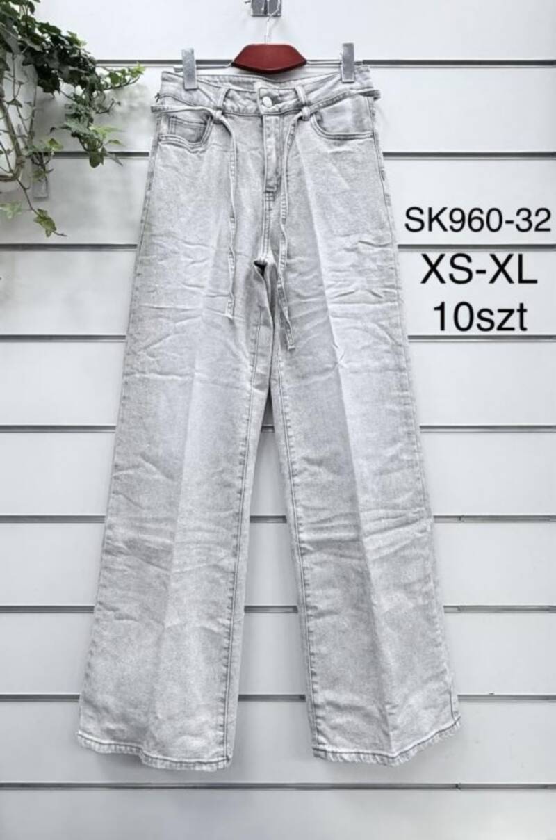 Spodnie jeansy meskie Roz XS-XL, 1 Kolor .Paczka 10 szt