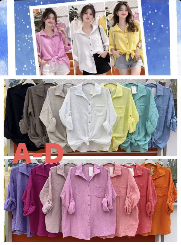 Koszule damskie (Włoskie produkt) Roz Standard, Mix Kolor Paczka 5 szt