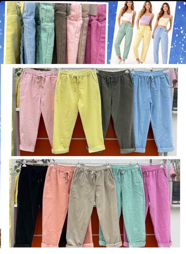 Spodnie damskie (Włoskie produkt) Roz Standard, Mix Kolor Paczka 5 szt 1