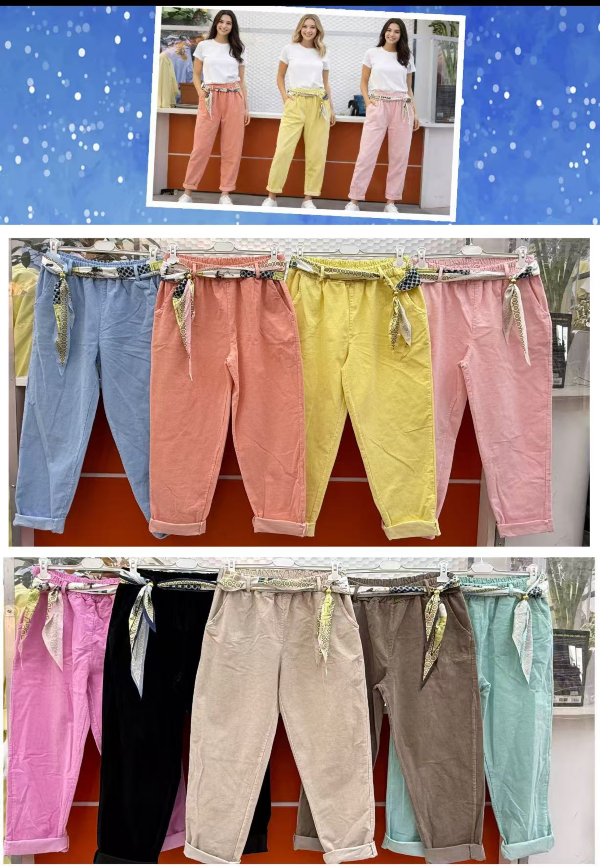 Spodnie damskie (Włoskie produkt) Roz Standard, Mix Kolor Paczka 5 szt