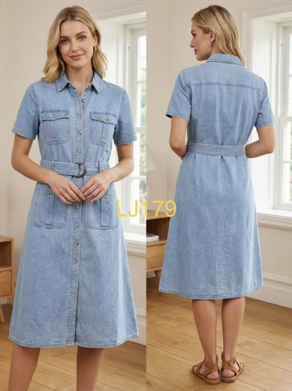 Sukienki damskie jeansy Roz 34-42, 1 Kolor Paczka 10 szt