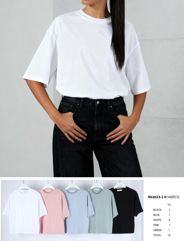 Bluzka damska (Francja produkt) Roz Standard, Mix Kolor .Paczka 10 szt