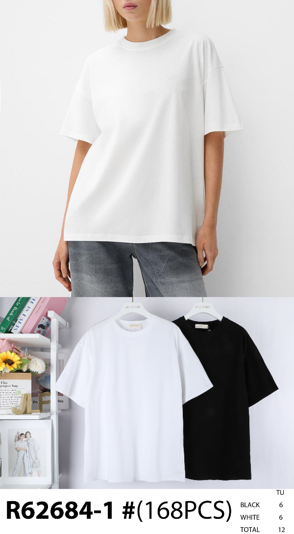 Bluzka damska (Francja produkt) Roz Standard, Mix Kolor .Paczka 12 szt