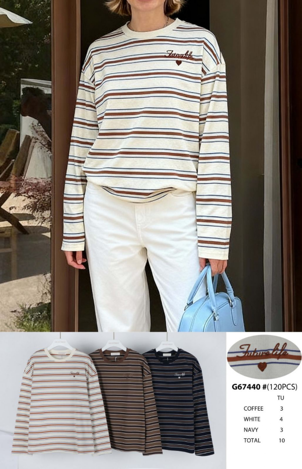 Bluzka damska (Francja produkt) Roz Standard, Mix Kolor .Paczka 10 szt