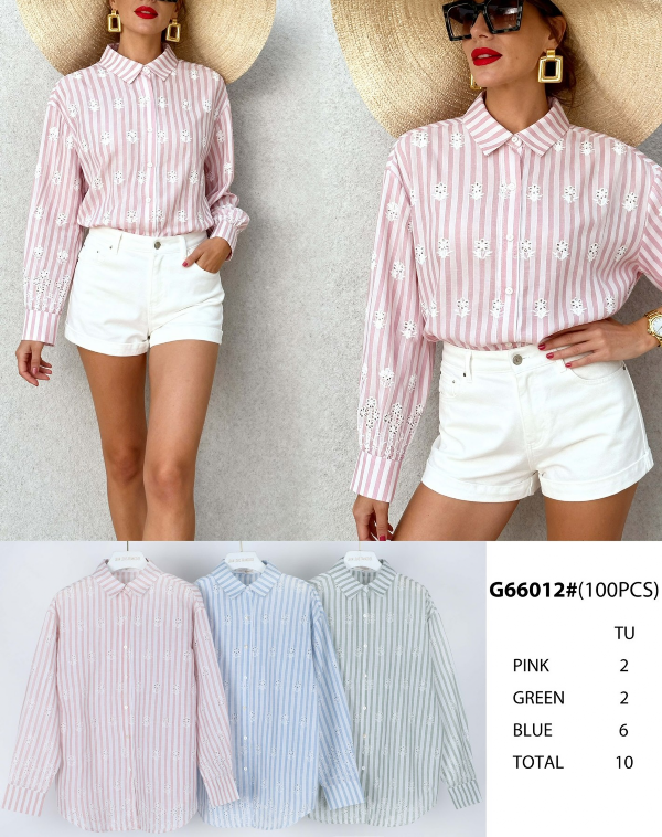 Koszule damska (Francja produkt) Roz Standard, Mix Kolor .Paczka 10 szt