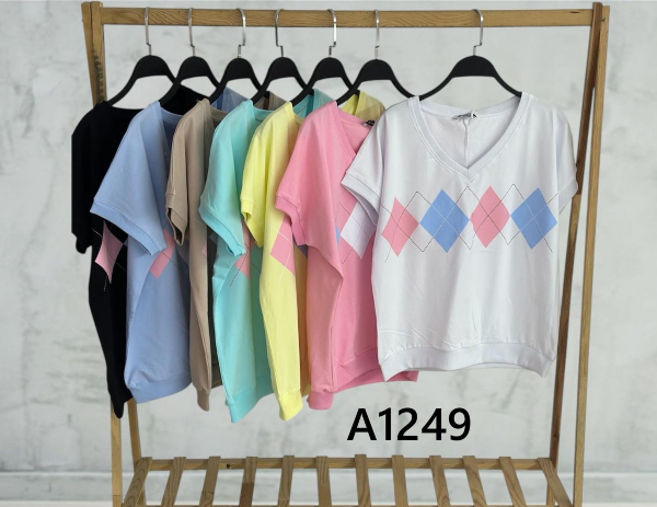 Bluzki damskie Roz Standard, Mix Kolor .Paczka 10 szt