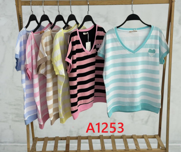 Bluzki damskie Roz Standard, Mix Kolor .Paczka 10 szt