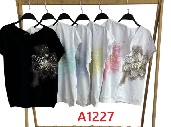 Bluzki damskie Roz Standard, Mix Kolor .Paczka 10 szt