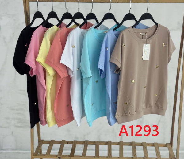 Bluzki damskie Roz Standard, Mix Kolor .Paczka 10 szt