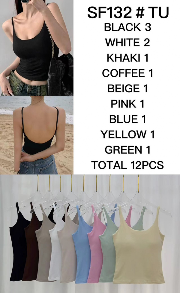 Bluzki damskie Roz Standard, Mix Kolor .Paczka 12 szt