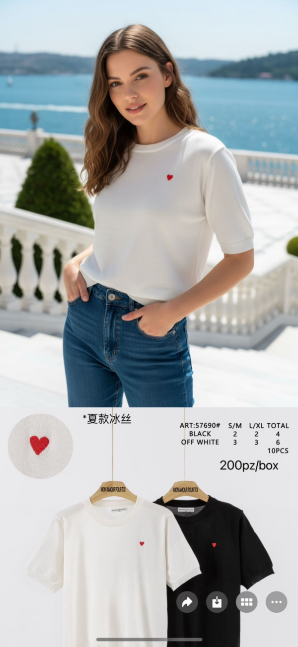  Bluzki damskie Roz S/M-L/XL , Mix Kolor .Paczka 10 szt