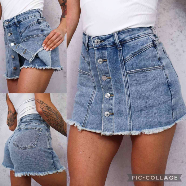 Szorty damskie jeans Roz 38-48, 1 Kolor .Paczka 12 szt