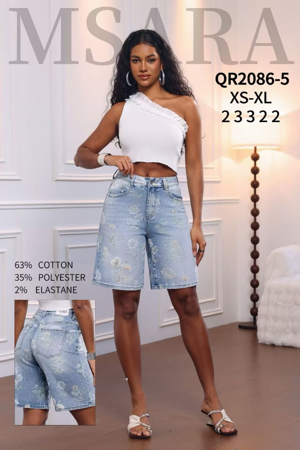 Rybaczki damskie jeans Roz L-4XL, 1 Kolor .Paczka 12 szt