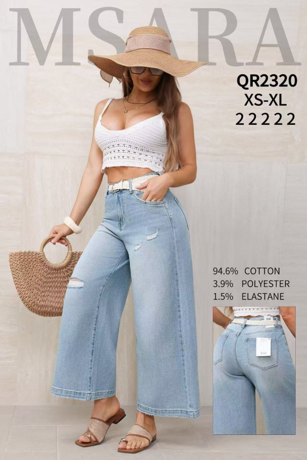 Spodnie damskie jeans Roz XS-XL 1 Kolor .Paczka 10 szt