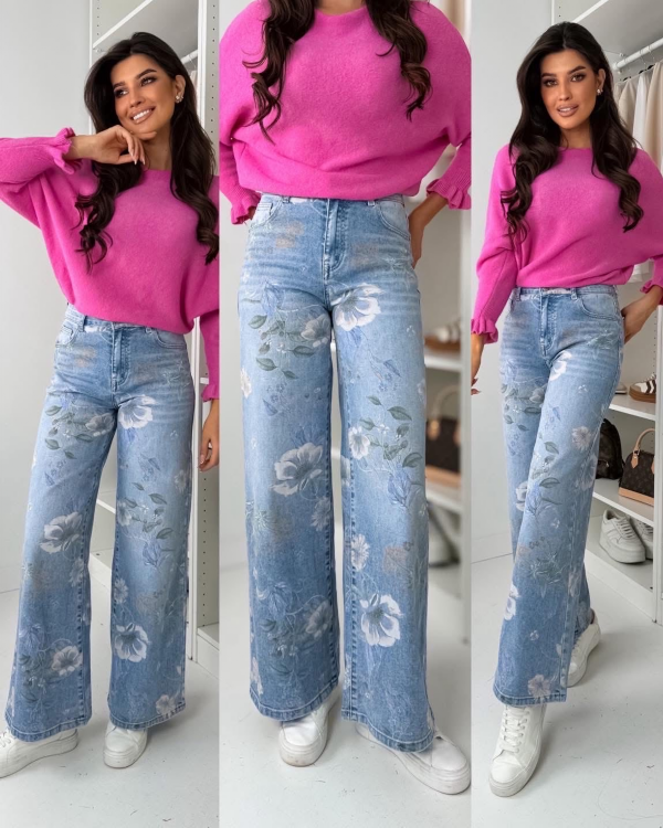 Spodnie damskie jeans Roz XS-XL 1 Kolor .Paczka 12 szt