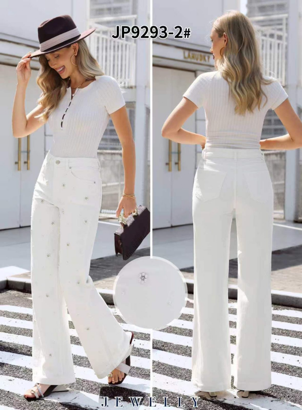 Spodnie damskie jeans Roz XS-XL 1 Kolor .Paczka 10 szt