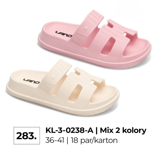  Klapki damskie Roz 36-41 / 18 par