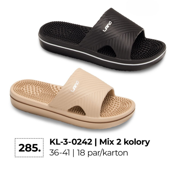  Klapki damskie Roz 36-41 / 18 par