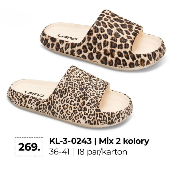 Sandały płaskie damskie Roz 36-41 / 18 par