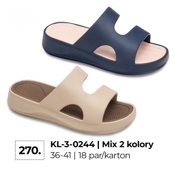 Sandały płaskie damskie Roz 36-41 / 18 par