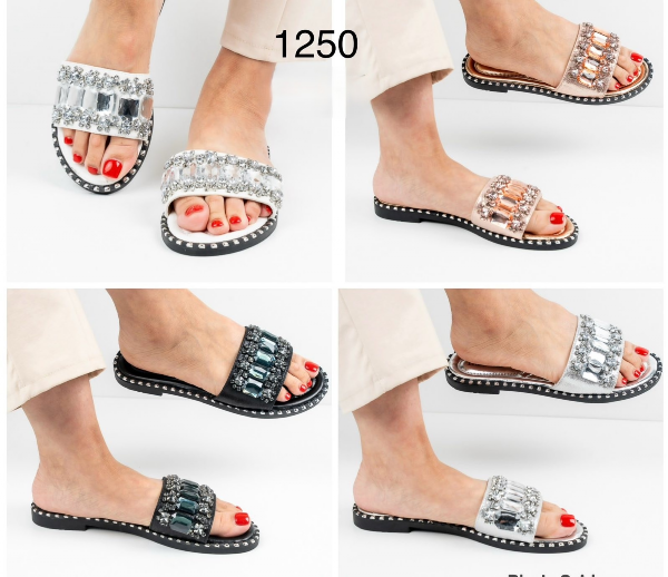 Klapki damskie Roz 36-41 / 8 par 1