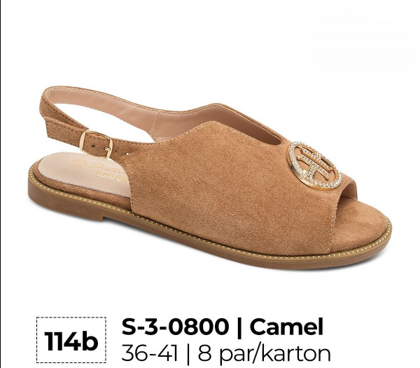 Sandały płaskie damskie Roz 36-41 / 8 par