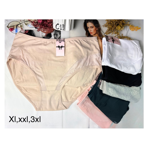 Majtki damskie Roz XL-3XL, Mix kolor Paczka 24 szt