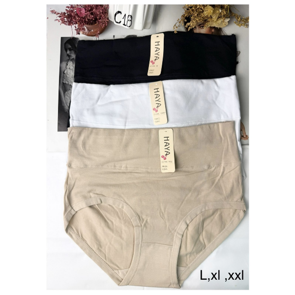 Majtki damskie Roz L-3XL, Mix kolor Paczka 24 szt