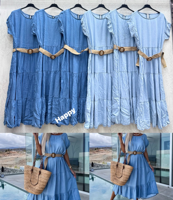 Sukienki damskie (Włoskie produkt) Roz Standard, Mix Kolor Paczka 5 szt