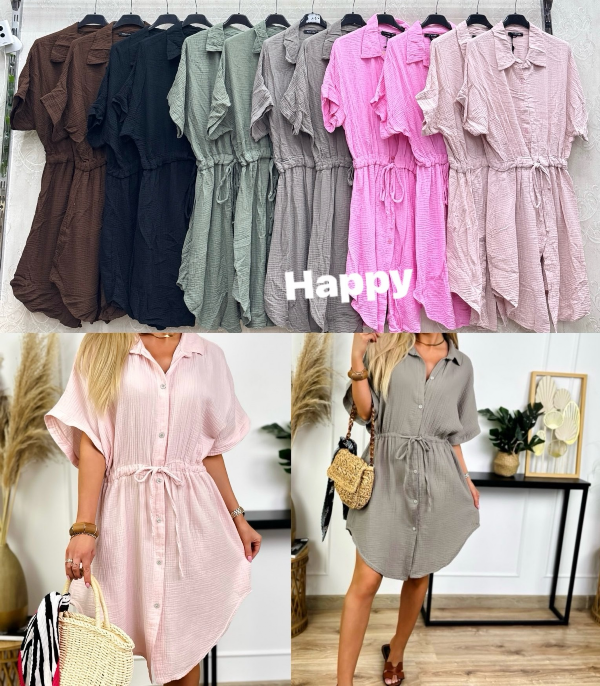 Sukienki damskie (Włoskie produkt) Roz Standard, Mix Kolor Paczka 5 szt