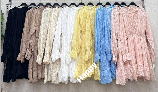 Sukienki damskie (Włoskie produkt) Roz Standard, Mix Kolor Paczka 5 szt