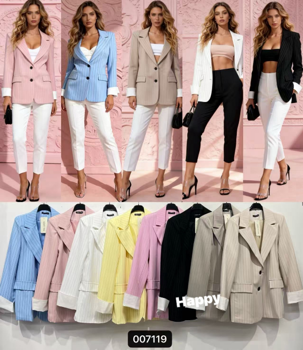 Żakiety damskie (Włoskie produkt) Roz Standard, Mix Kolor Paczka 5 szt