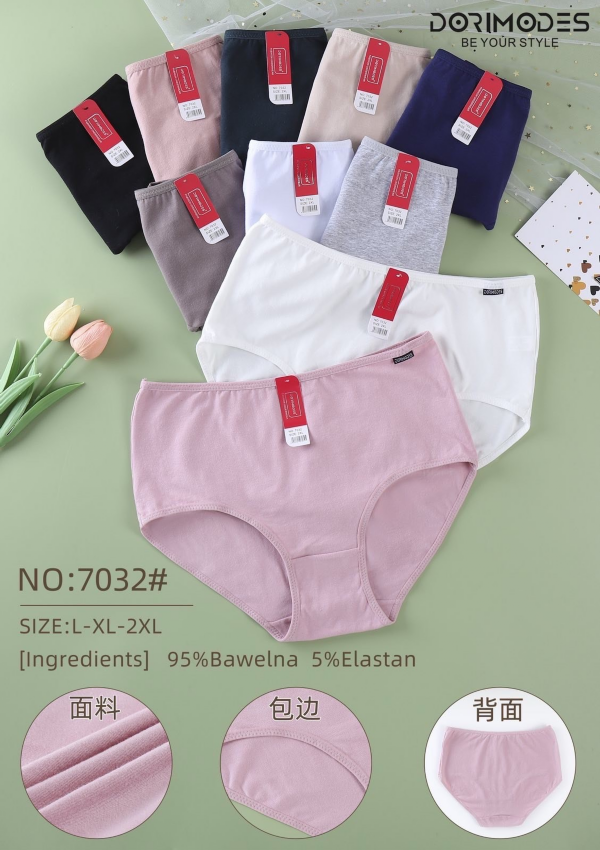 Majtki damskie Roz L-2XL, Mix kolor Paczka 24 szt