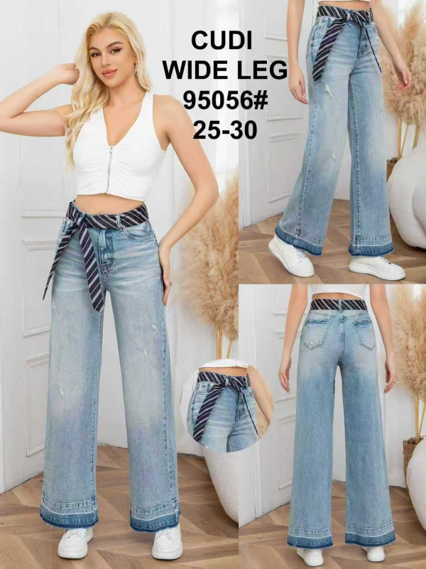 Spodnie damskie jeans Roz 25-30, 1 Kolor .Paczka 12 szt