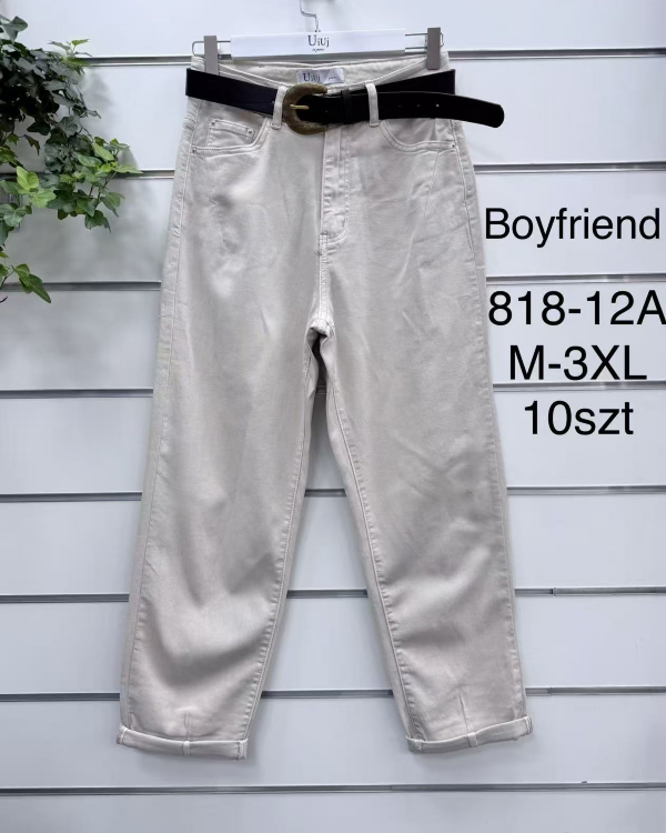 Spodnie damskie jeans Roz M-3XL, 1 Kolor .Paczka 10 szt