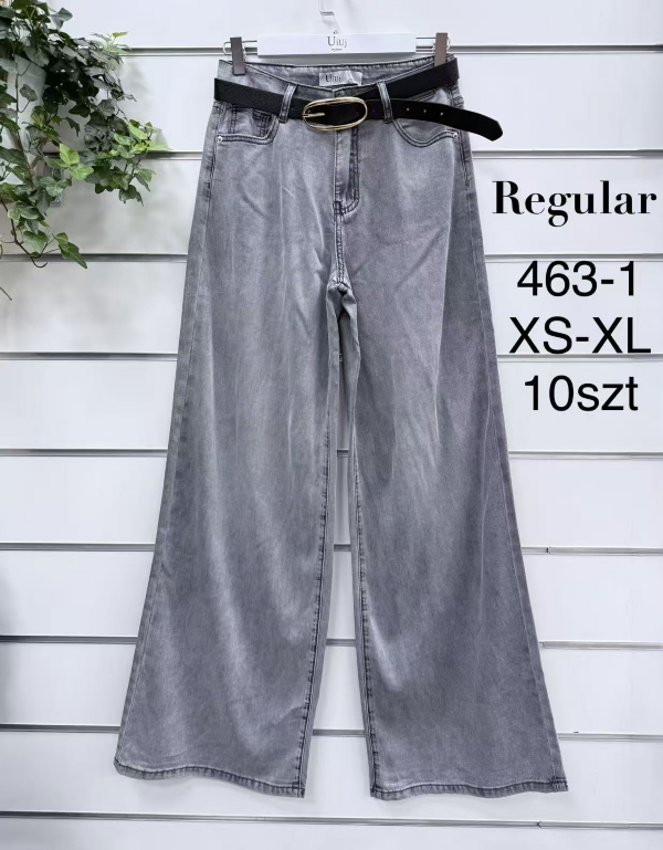 Spodnie damskie jeans Roz XS-XL, 1 Kolor .Paczka 10 szt