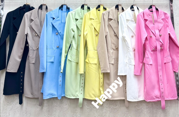 Płaszcze Damskie (Włoskie produkt) Roz Standard, Mix Kolor Paczka 5 szt