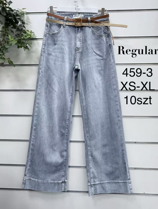 Spodnie damskie jeans Roz XS-XL, 1 Kolor .Paczka 10 szt
