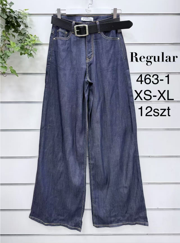 Spodnie damskie jeans Roz XS-XL, 1 Kolor .Paczka 10 szt