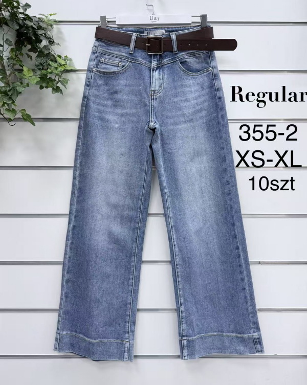 Spodnie damskie jeans Roz XS-XL, 1 Kolor .Paczka 10 szt